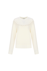 Kamaria trui | Wool White