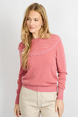 Kamaria trui | Slate Rose