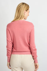 Kamaria trui | Slate Rose