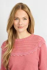 Kamaria trui | Slate Rose