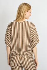 Tamber top | Offwhite/Tiger Eye