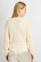 Khloe trui | Wool White