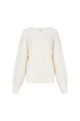 Khloe trui | Wool White
