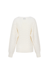 Khloe trui | Wool White