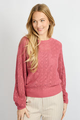 Khloe trui | Slate Rose