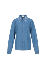 Lieke blouse | Light Jeans Blue
