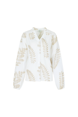 Lize blouse | Offwhite/Gold
