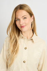 Lunae blouse | Sand/Offwhite