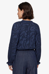 Linora blouse | Midnight Blue