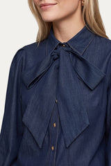 Lissa blouse | Denim Dark Blue