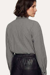 Lissa blouse | Black/Offwhite