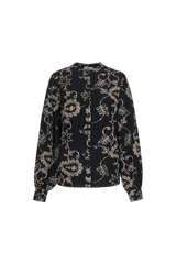 Nova blouse | Black/Sand