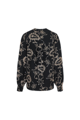 Nova blouse | Black/Sand