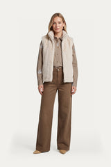 Geraldine gilet | Sand