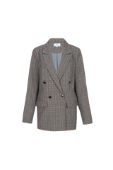 Barbara blazer | Dark Gray/Dark Walnut