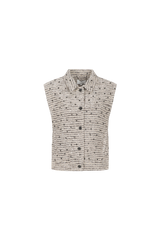Kamyla gilet | Sand/Color Mix
