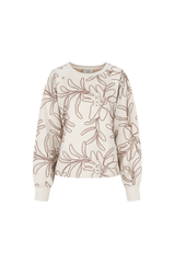 Webby sweater | Sand/Dark Walnut