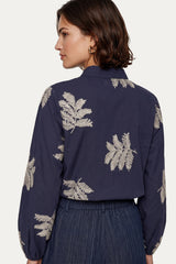 Loreen blouse | Midnight Blue/Sand