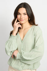 Lonneke blouse | Willow Green