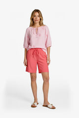 Lindis blouse | Powder Pink/Sunkissed Coral
