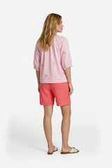 Lindis blouse | Powder Pink/Sunkissed Coral
