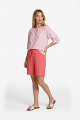 Lindis blouse | Powder Pink/Sunkissed Coral