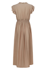Dilja jurk | Khaki