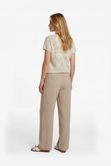 Kiana gebreide top | Sand