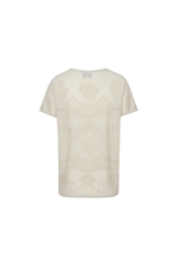 Kiana gebreide top | Sand
