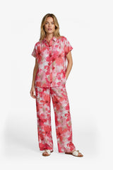 Lale blouse | Sunkissed Coral/Berry Fuchsia