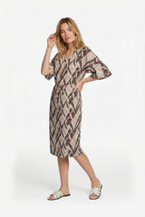 Dalma jurk | Sand/Khaki