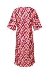 Dalma jurk | Powder Pink/Sunkissed Coral