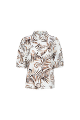 Lucia blouse | Offwhite/Latte