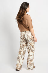 Paige broek | Offwhite/Latte