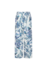 Paige broek | Offwhite/Dusty Blue