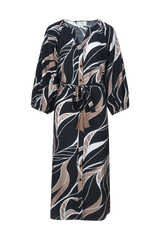 Dacia jurk | Black/Latte