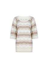 Alida trui | Offwhite/Sand