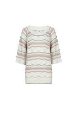 Alida trui | Offwhite/Willow Green