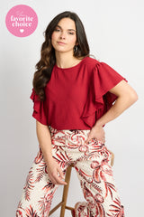 Tilda top | Karanda Red