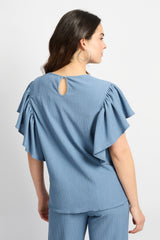 Tilda top | Dusty Blue