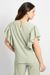 Tilda top | Willow Green