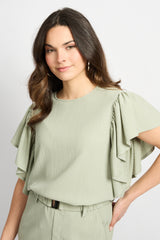 Tilda top | Willow Green