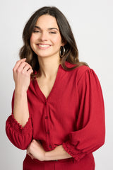 Laila blouse | Karanda Red