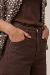 Nico broek | Mocha Brown