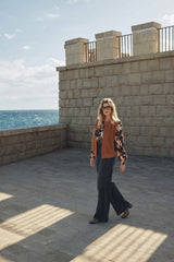 Giselle gilet | Cognac