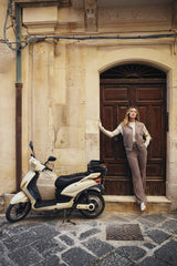 Guusje gilet | Light Camel/Color mix