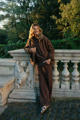 Penelope broek | Mocha Brown