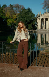 Nico broek | Mocha Brown