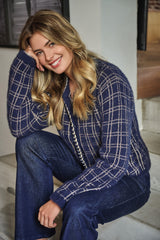 Celeste vest | Midnight Blue/Sand