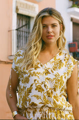 Sardinië top | Sand/Mustard Olive